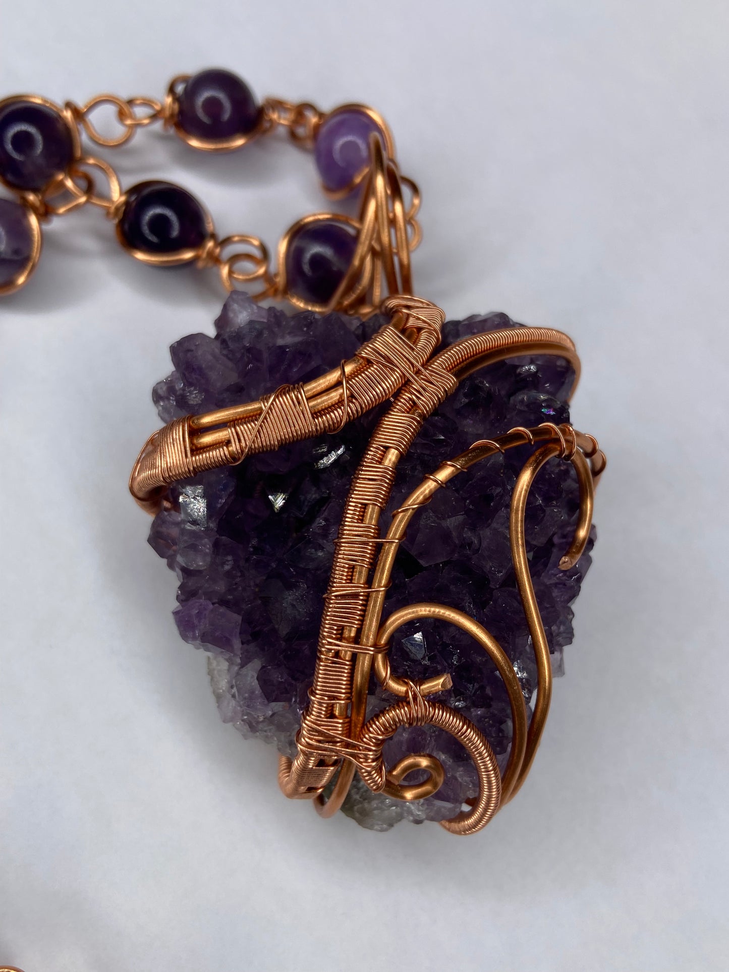 Luxury Amethyst Healing Masterpiece Pendant