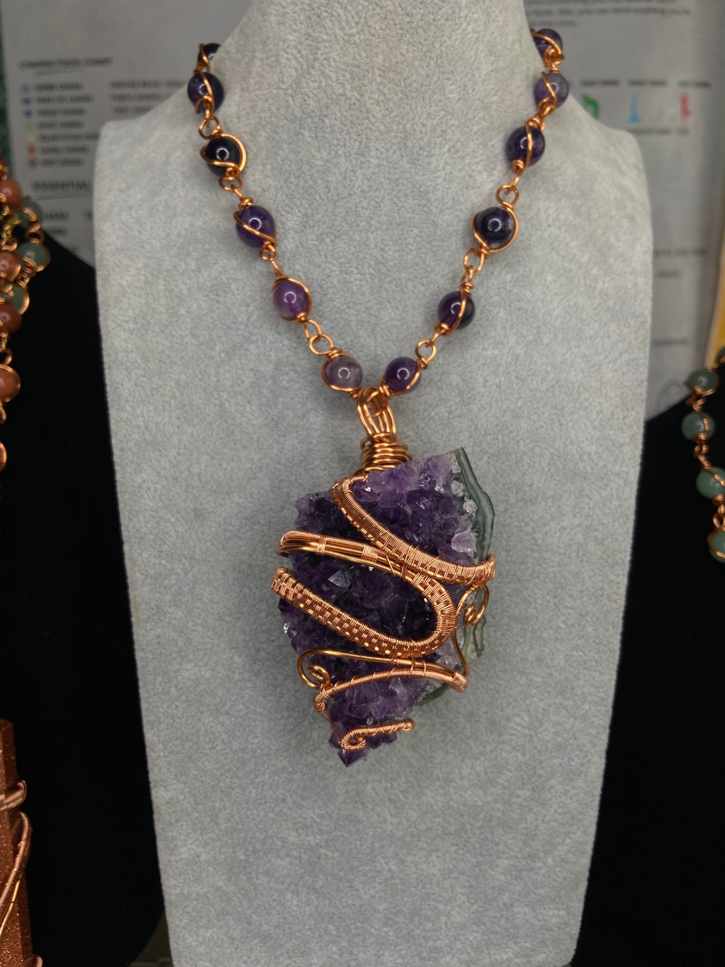 Luxury Amethyst Reiki Infused Masterpiece Pendant