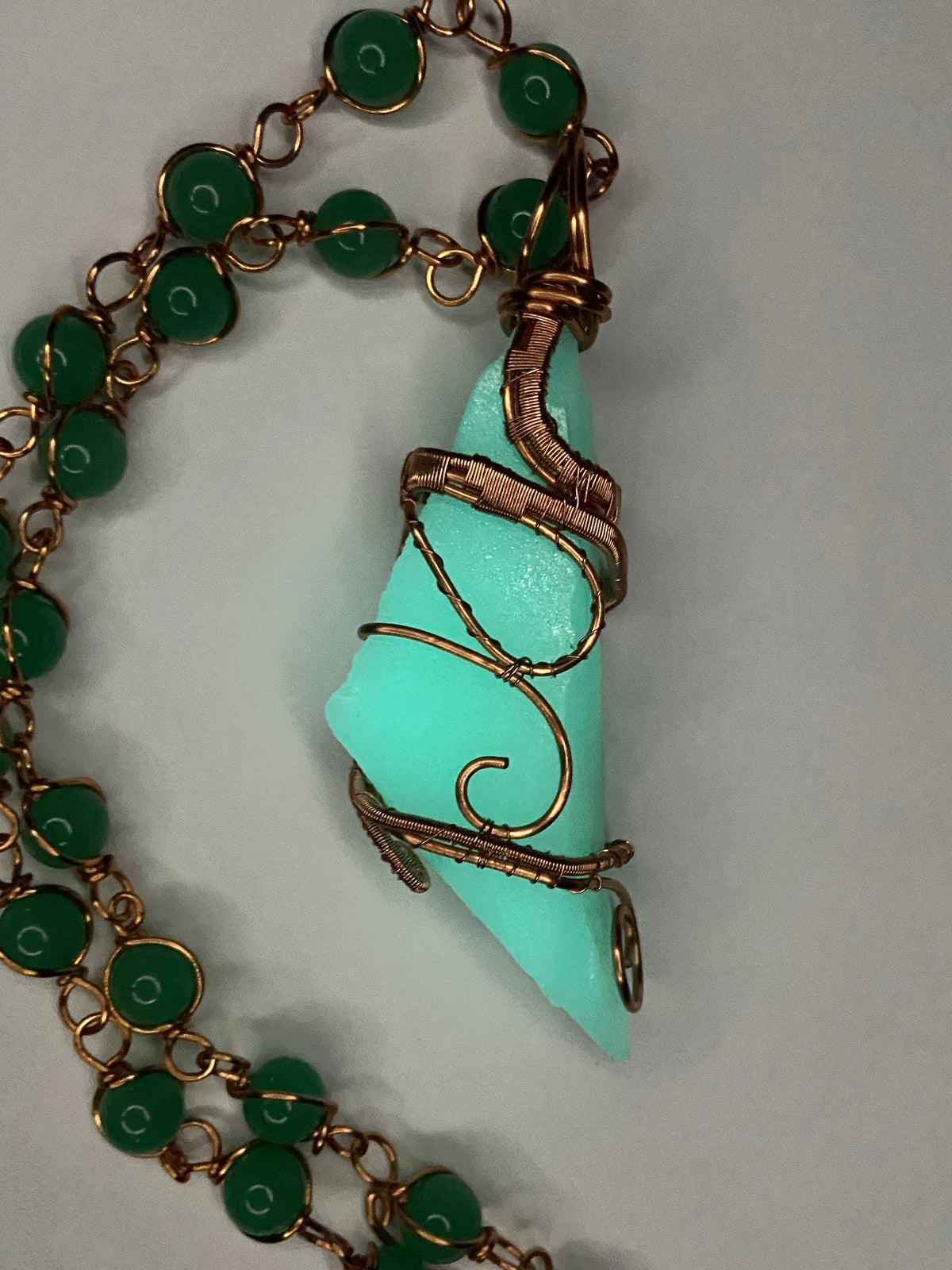 Luxury Kryptonite Green Aventurine Masterpiece Pendant