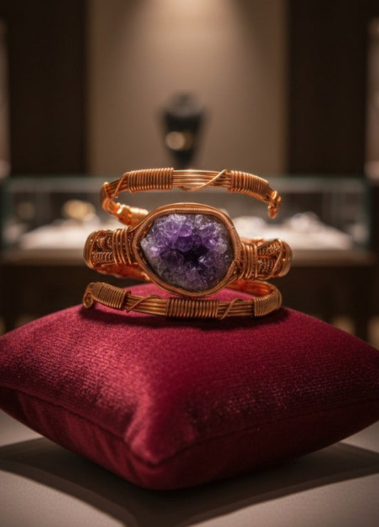 Luxury Amethyst Masterpiece Healing Bracelet