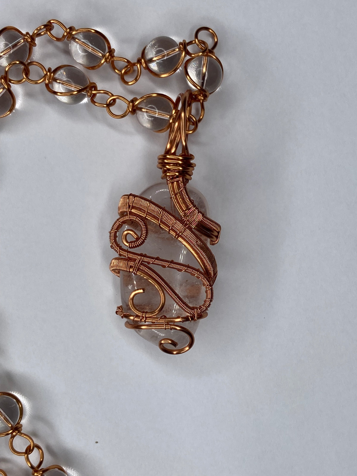 Luxury Clear Quartz Masterpiece Healing Pendant
