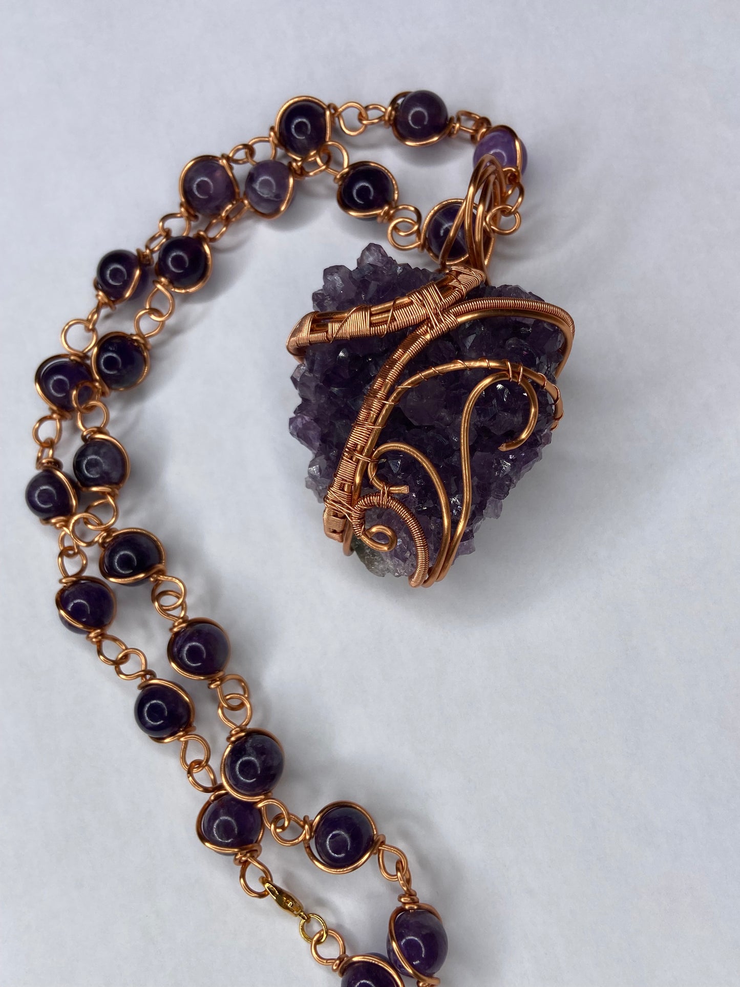 Luxury Amethyst Healing Masterpiece Pendant