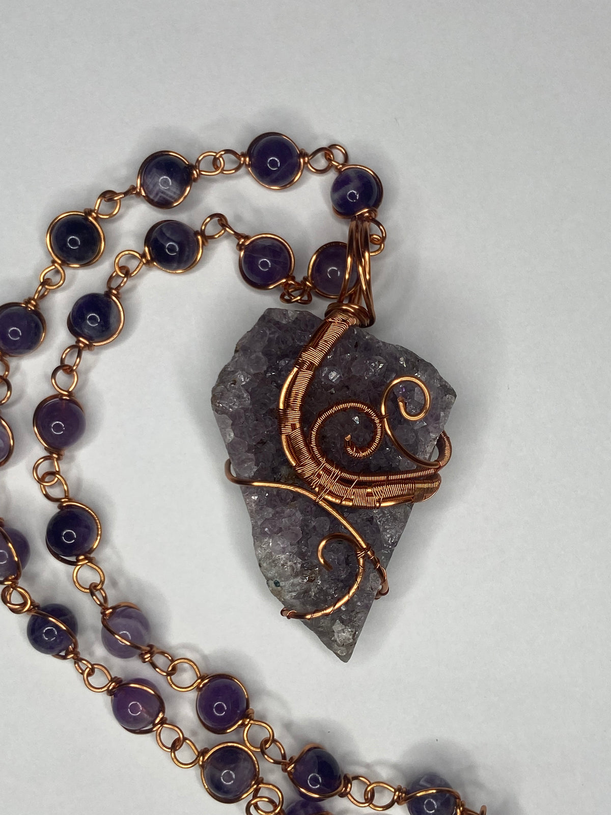 Luxury Amethyst Mental Healing Masterpiece Pendant