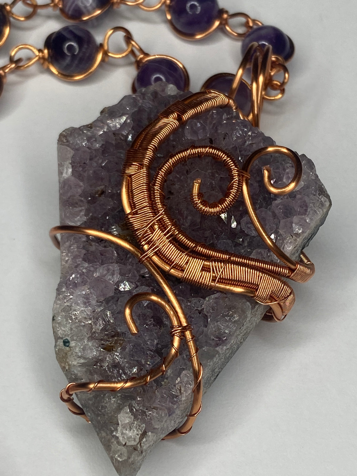 Luxury Amethyst Mental Healing Masterpiece Pendant