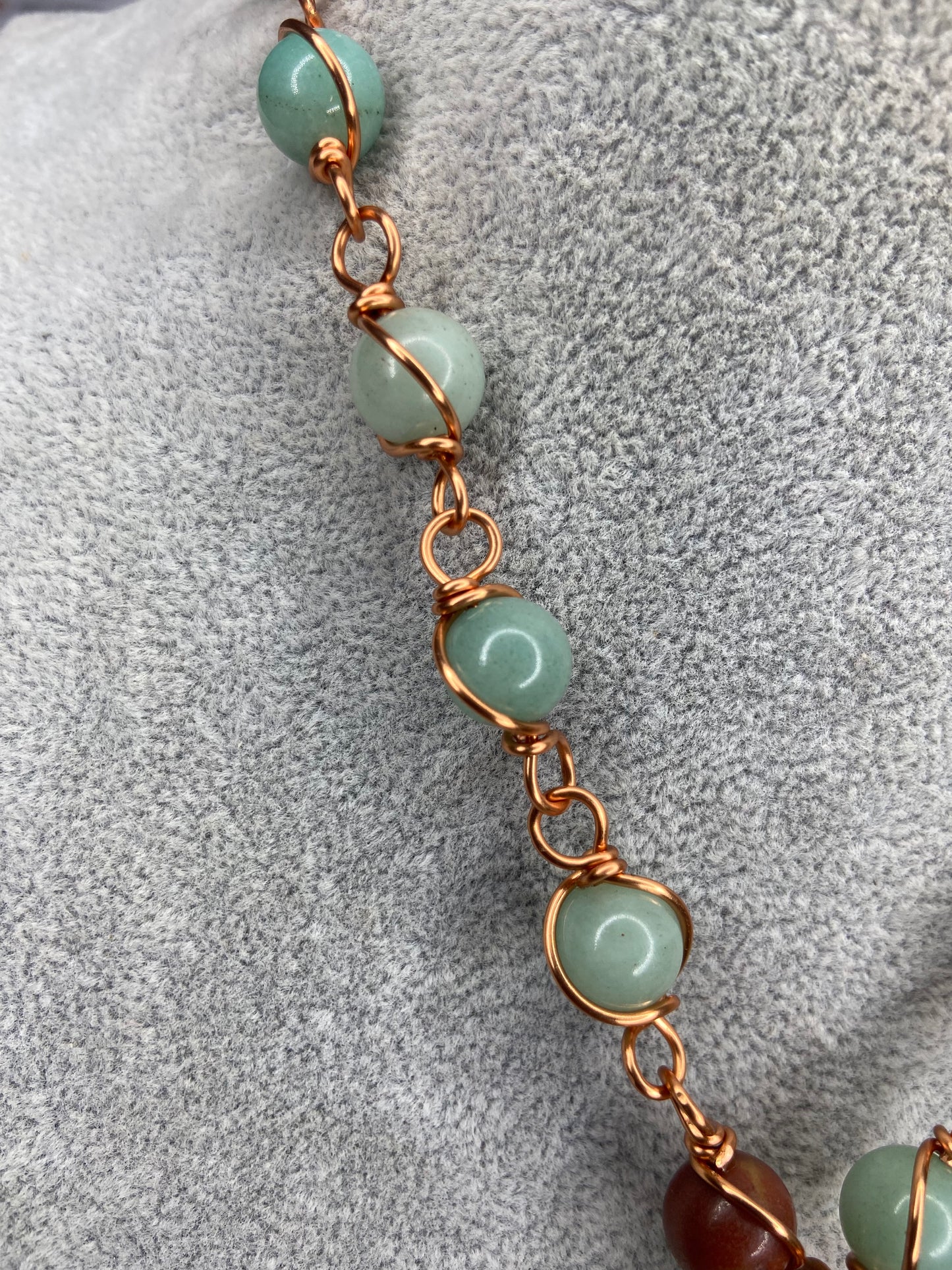 Amethyst + Amazonite Reiki Infused Masterpiece Pendant