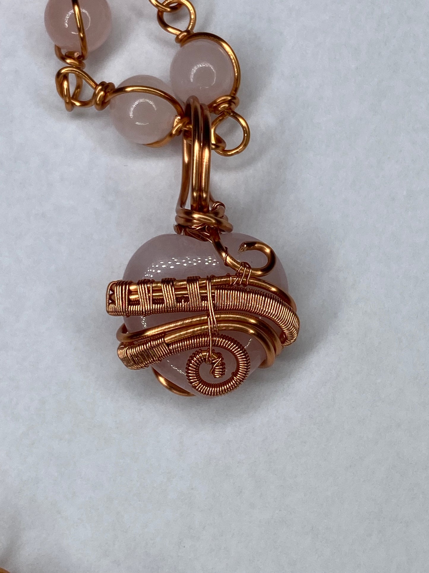 Luxury Heart Rose Quartz Masterpiece Healing Pendant