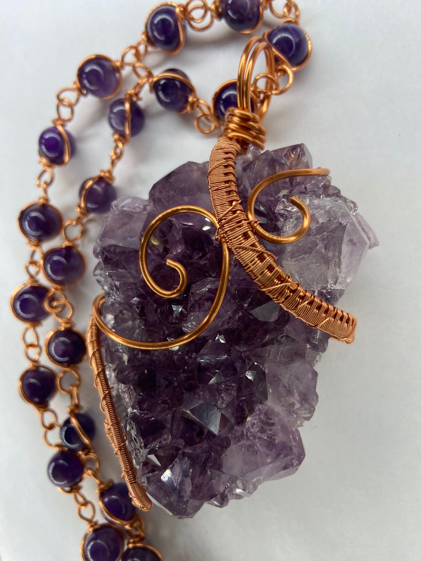 Ultra Premium Purple Amethyst Masterpiece Pendant/Necklace