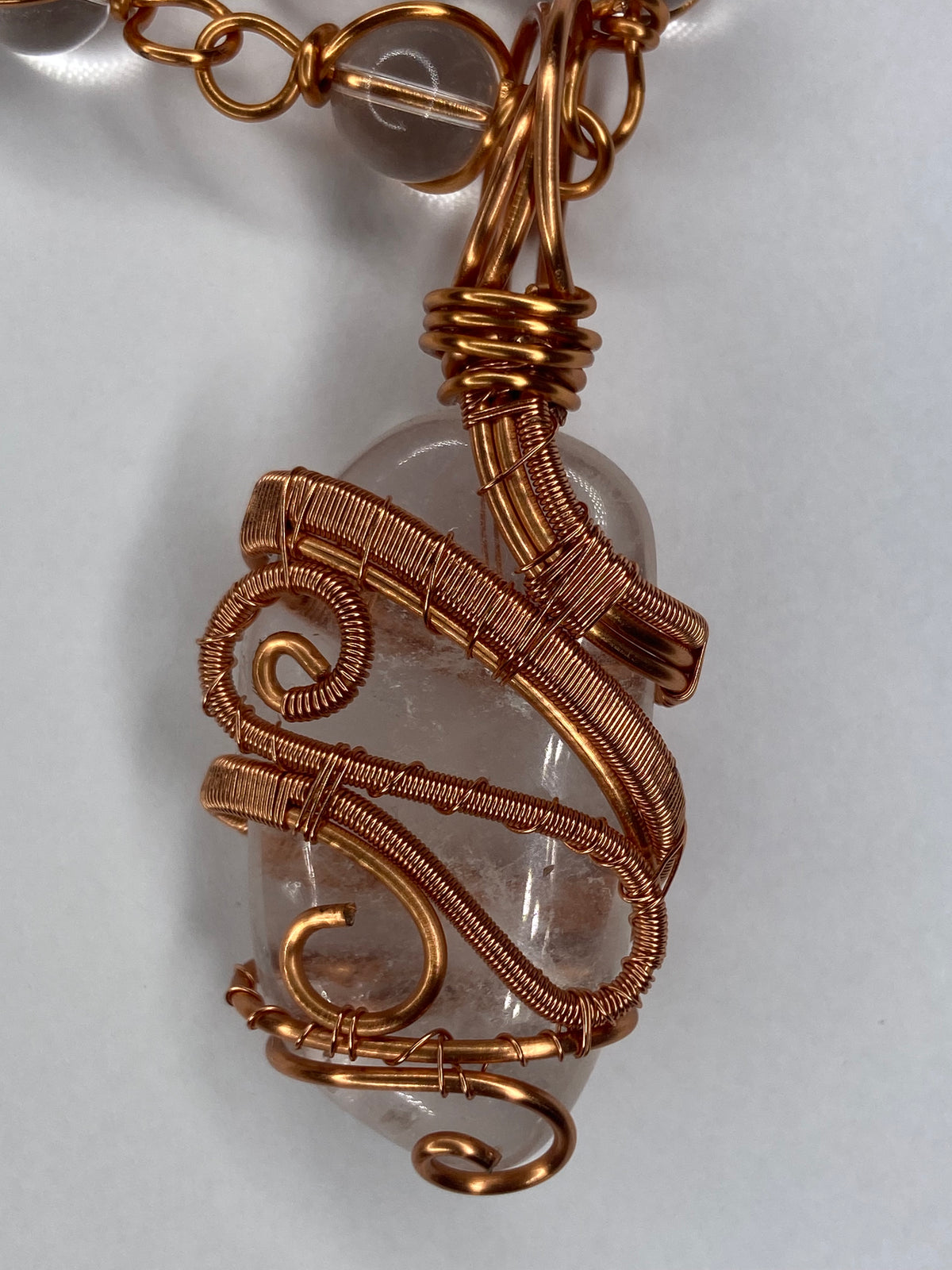 Luxury Clear Quartz Masterpiece Healing Pendant
