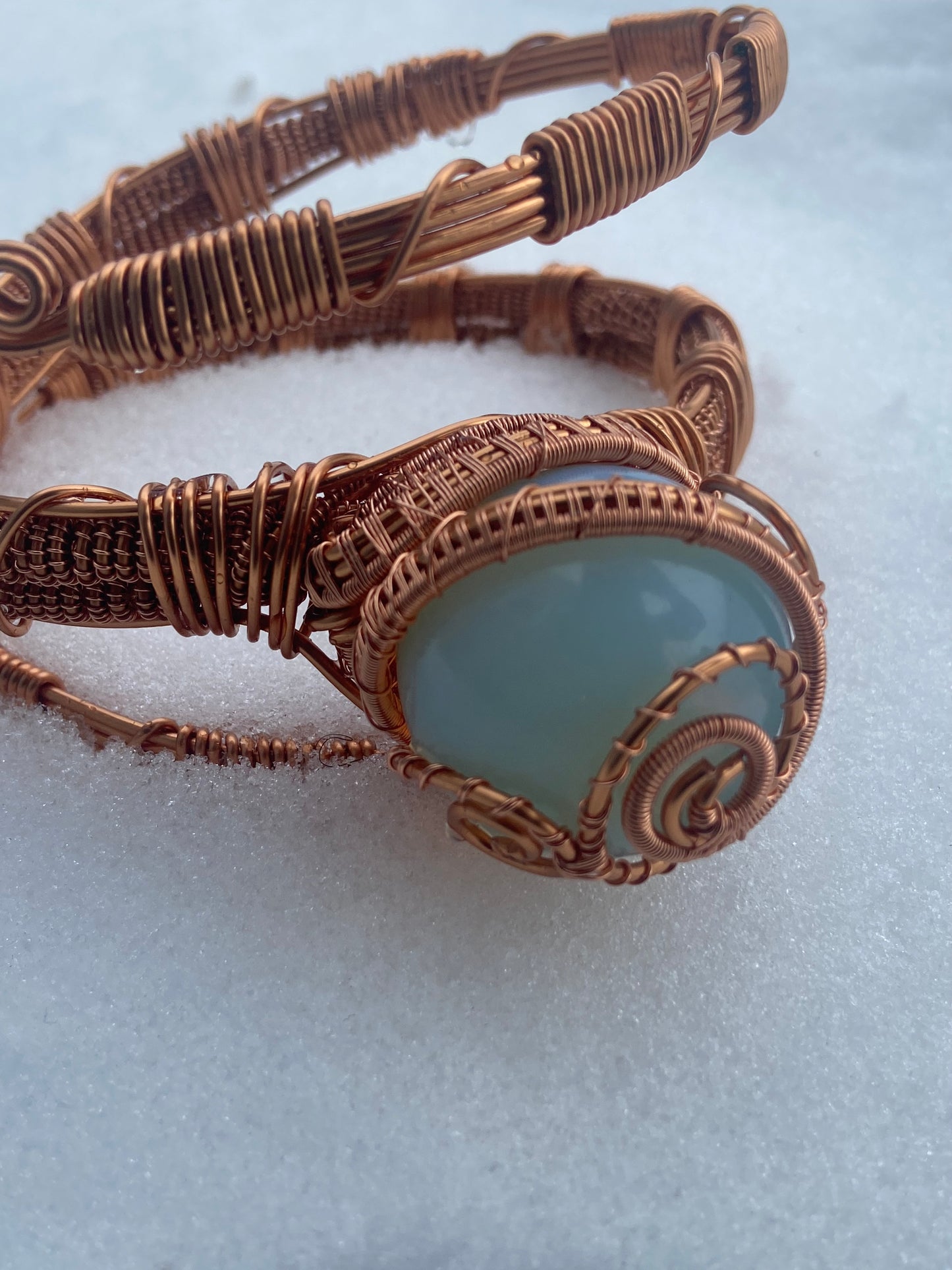 Luxury Opal Masterpiece Copper Healing Bracelet