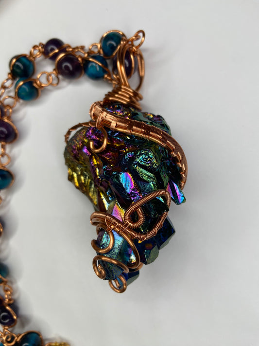Luxury Titanium Quartz Masterpiece Pendant