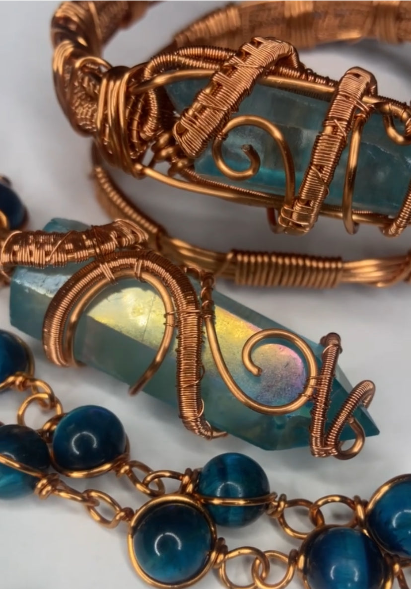 Luxury Aqua Aura Quartz Masterpiece Set (SPECIAL OFFER)