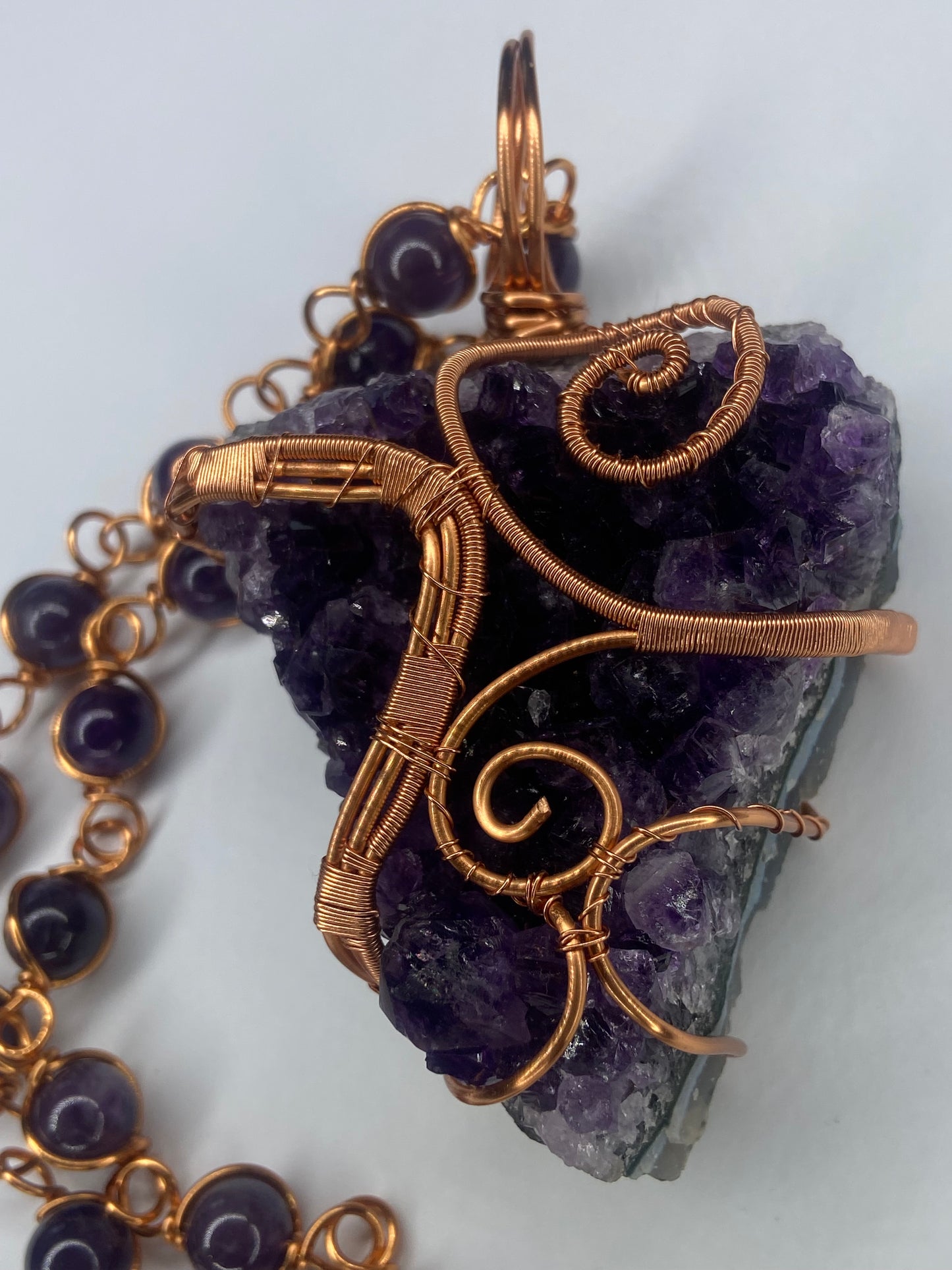 Luxury Amethyst Masterpiece Healing Pendant