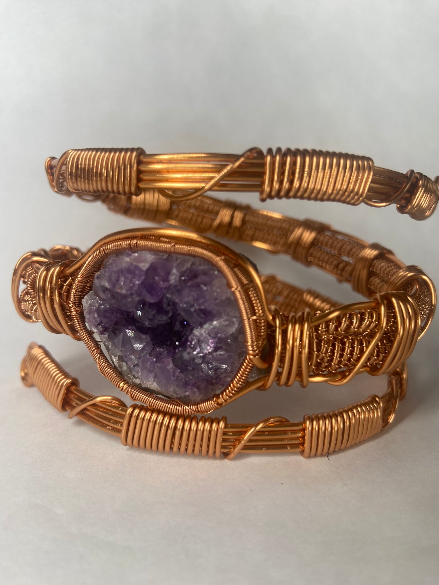 Ultra Premium Purple Amethyst Masterpiece Bracelet