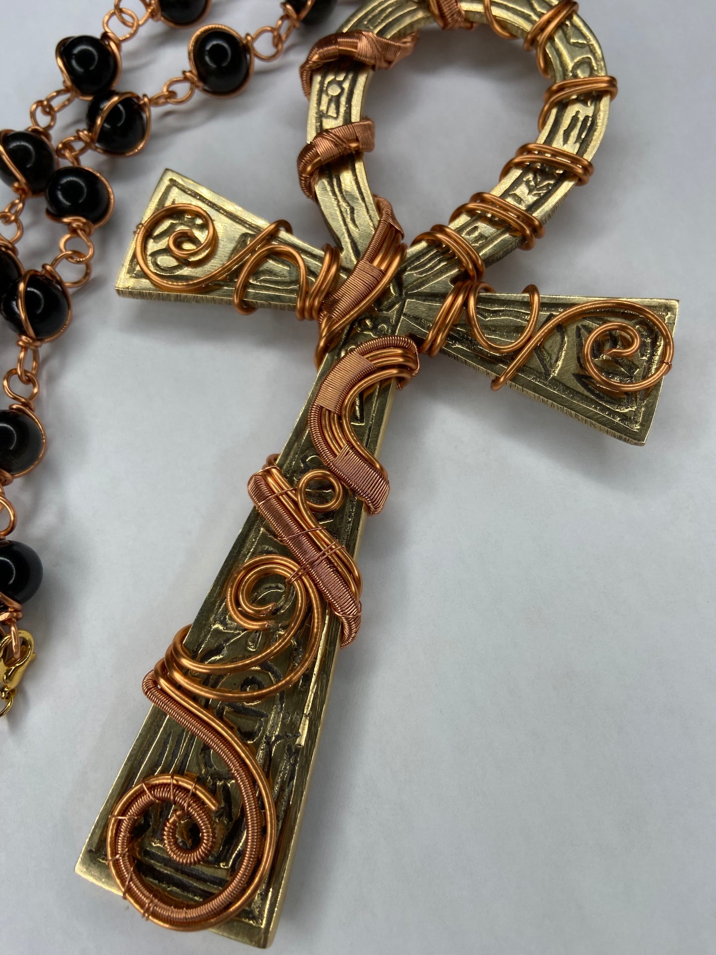 7in. Luxury Ankh Masterpiece Healing Pendant