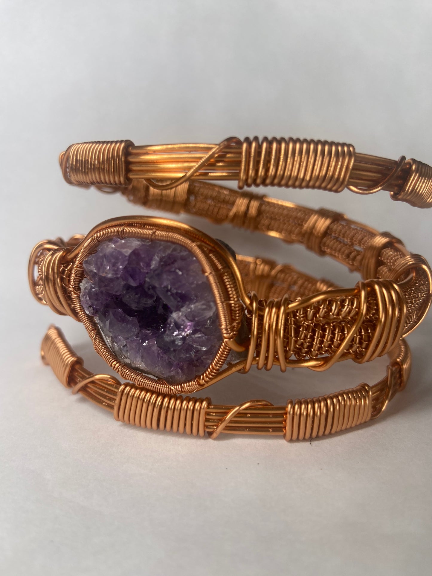 Ultra Premium Purple Amethyst Masterpiece Bracelet