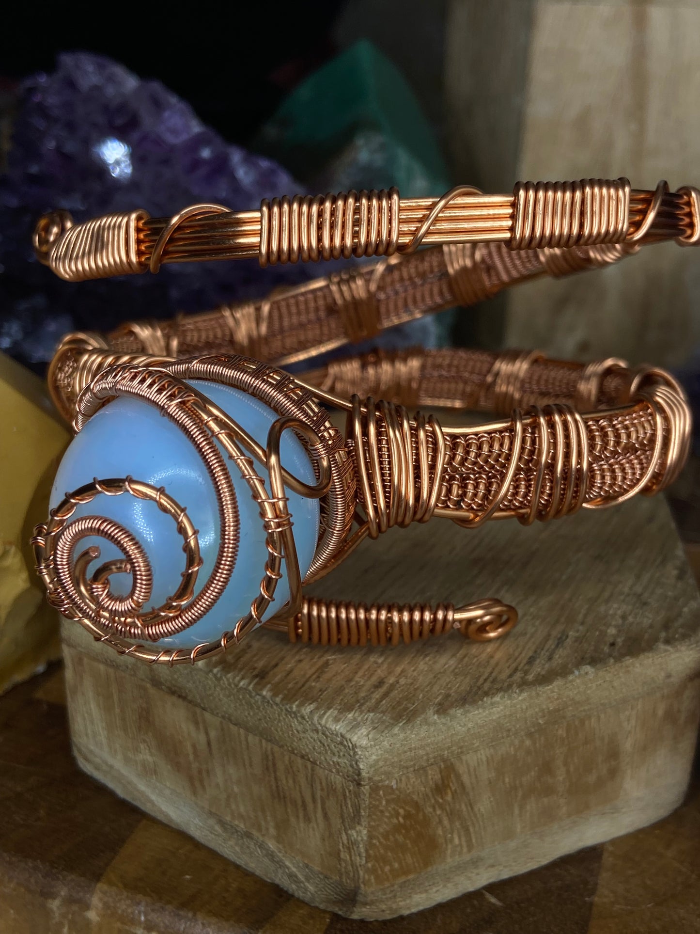 Luxury Opal Masterpiece Copper Healing Bracelet