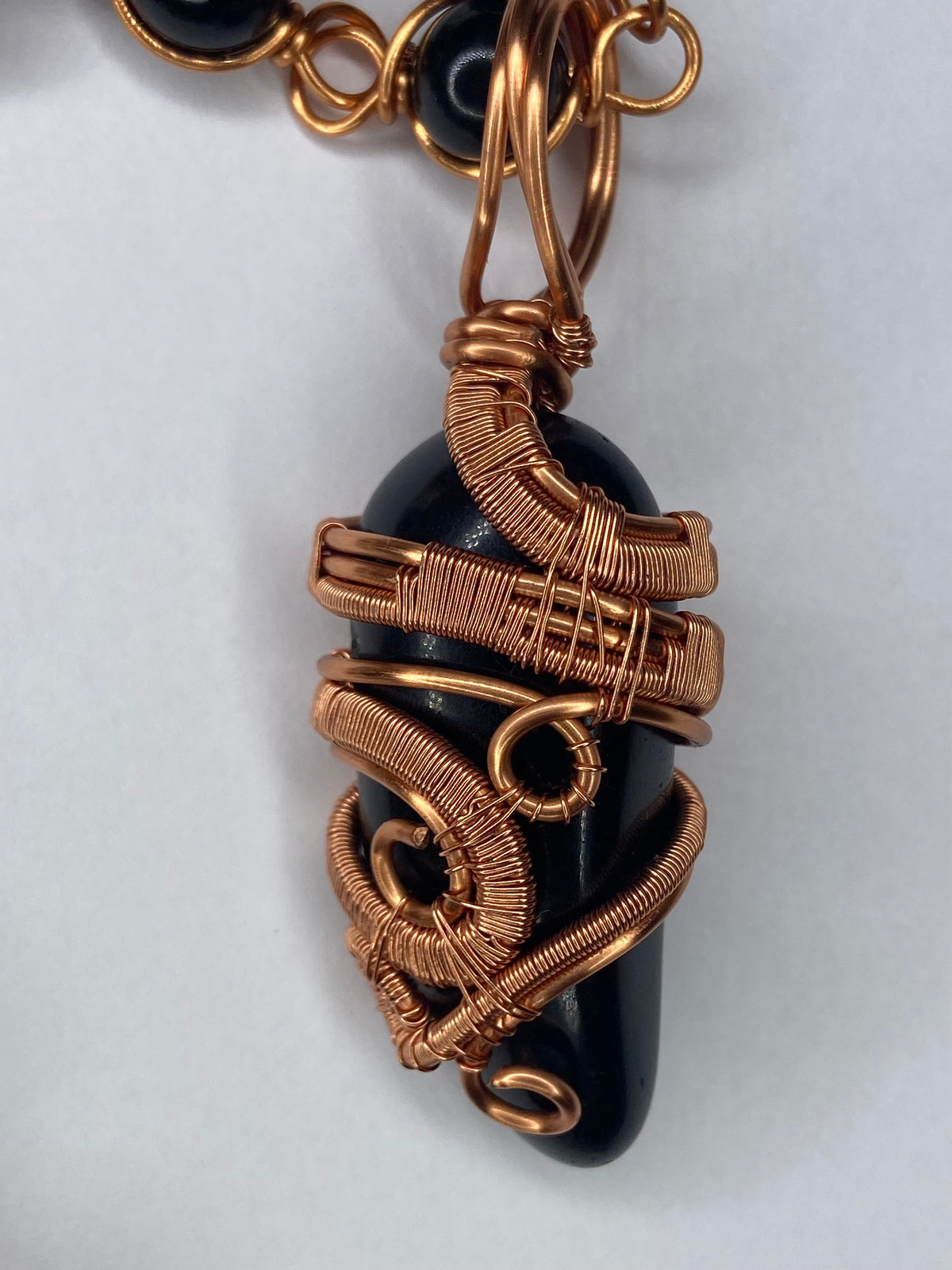 Black/Golden Obsidian Masterpiece Healing Pendant