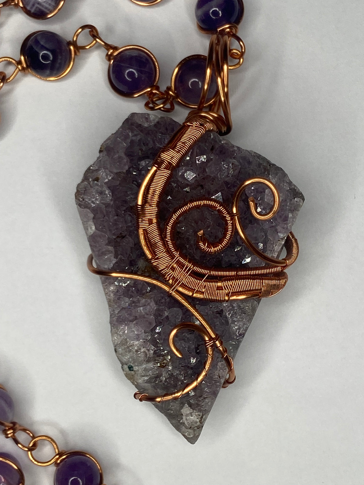 Luxury Amethyst Mental Healing Masterpiece Pendant
