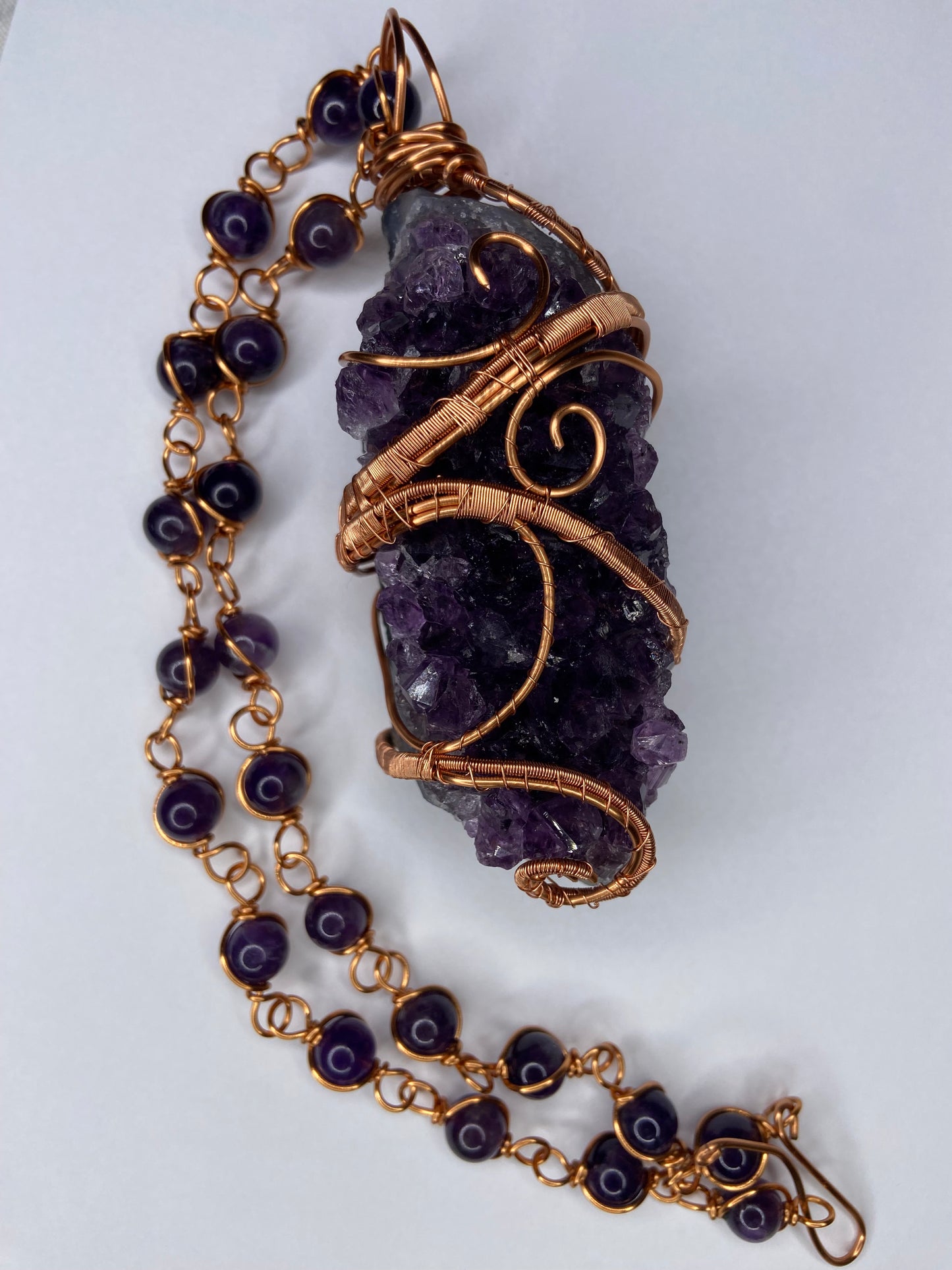 Luxury Amethyst Masterpiece Healing Pendant