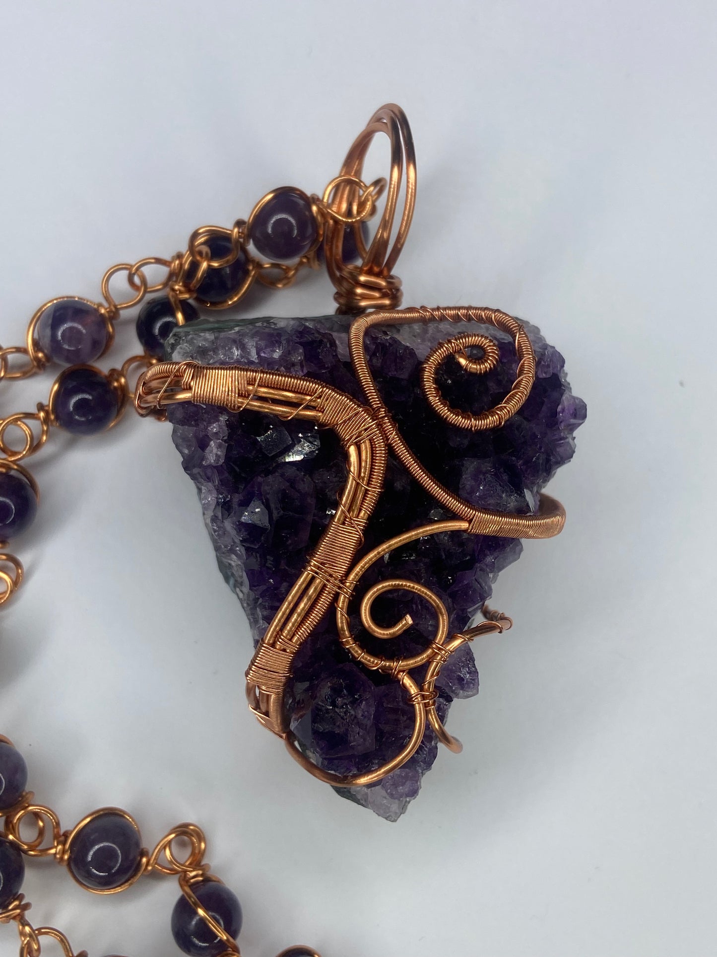 Luxury Amethyst Masterpiece Healing Pendant