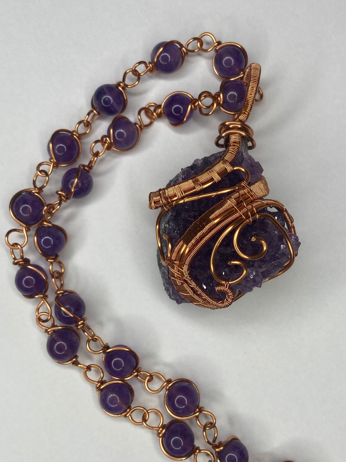 Luxury Amethyst Masterpiece Healing Pendant