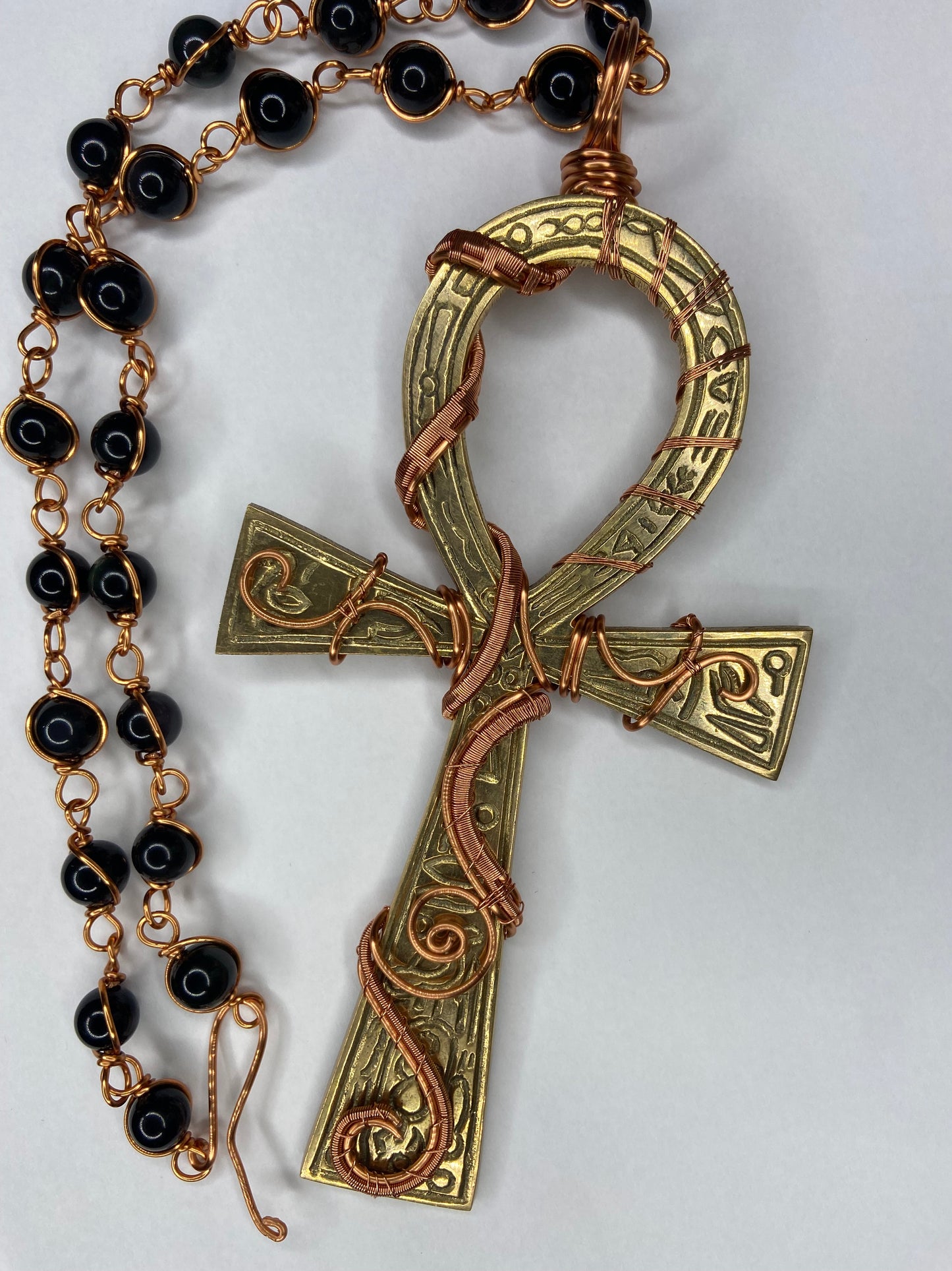7in. Luxury Ankh Masterpiece healing Pendant