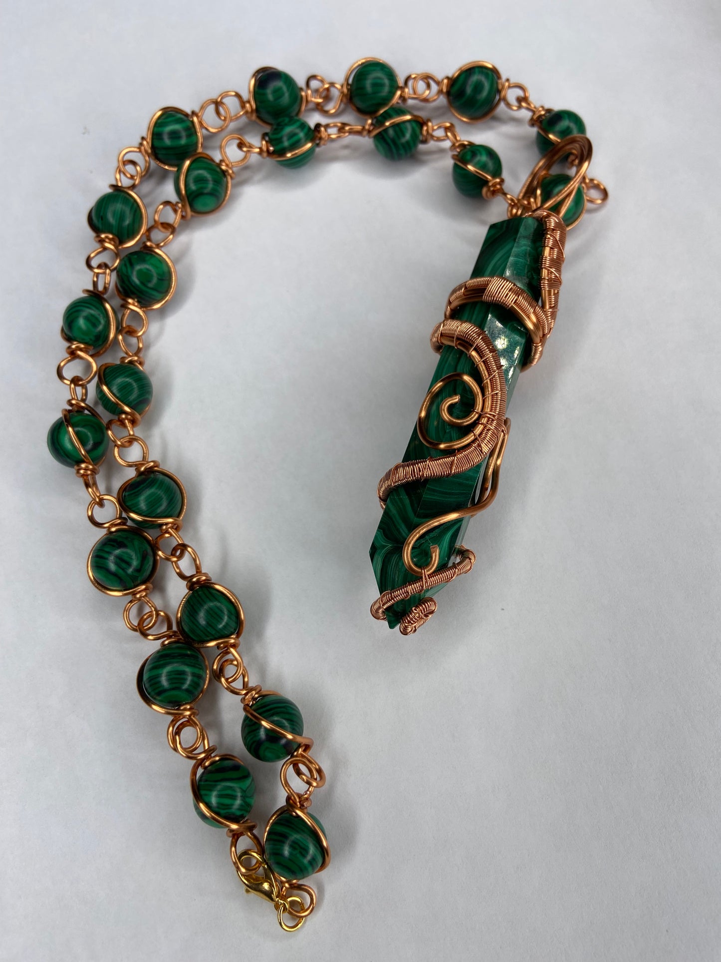 Luxury Malachite healing Masterpiece Pendant