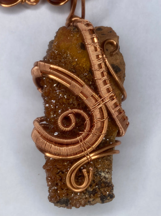 Luxury Vanadinite Masterpiece Healing Pendant