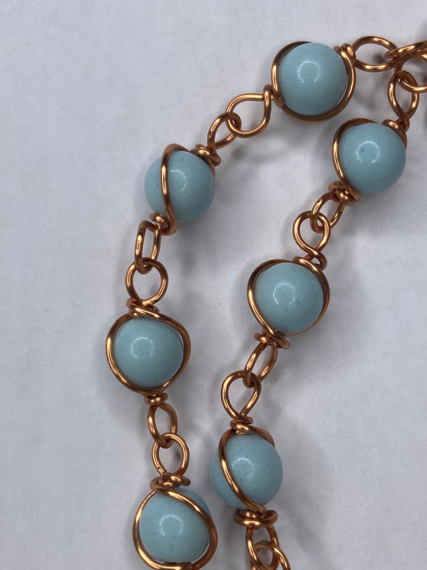 Luxury Pyrite/Blue Arganite + Angelite Masterpiece Pendant