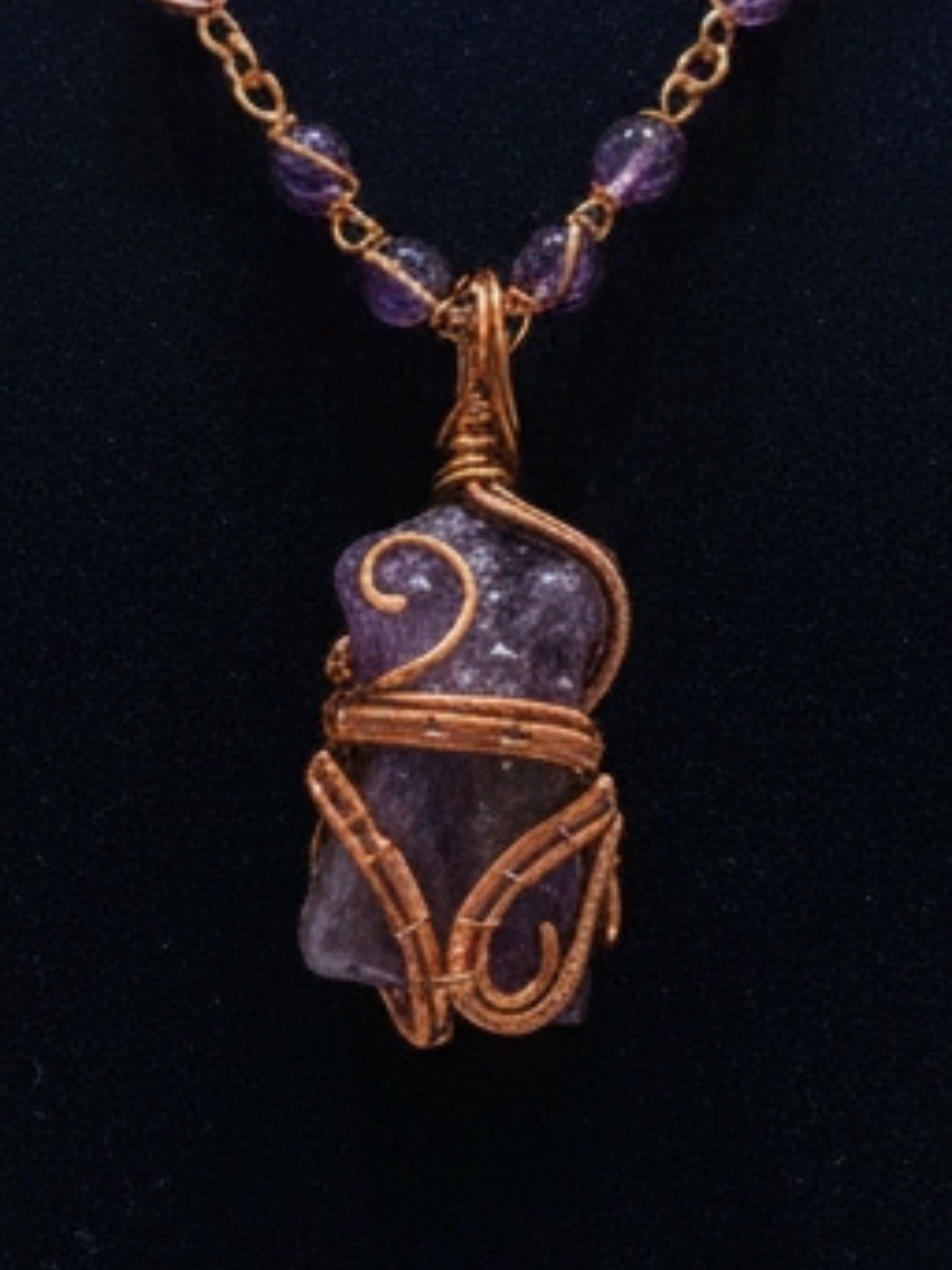 Luxury Amethyst Goddess Masterpiece Pendant
