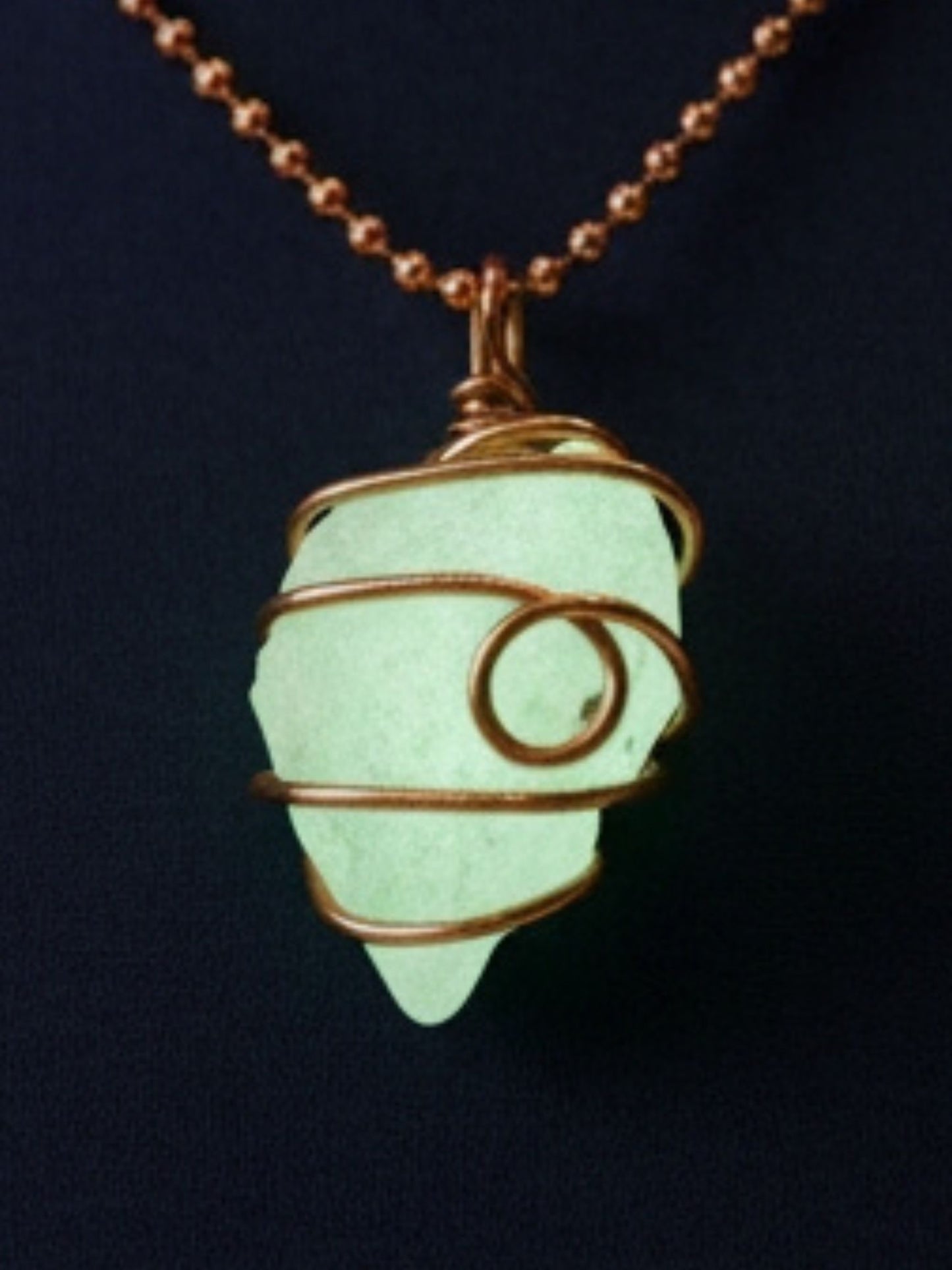 Kryptonite Glow Healing Crystal Pendant