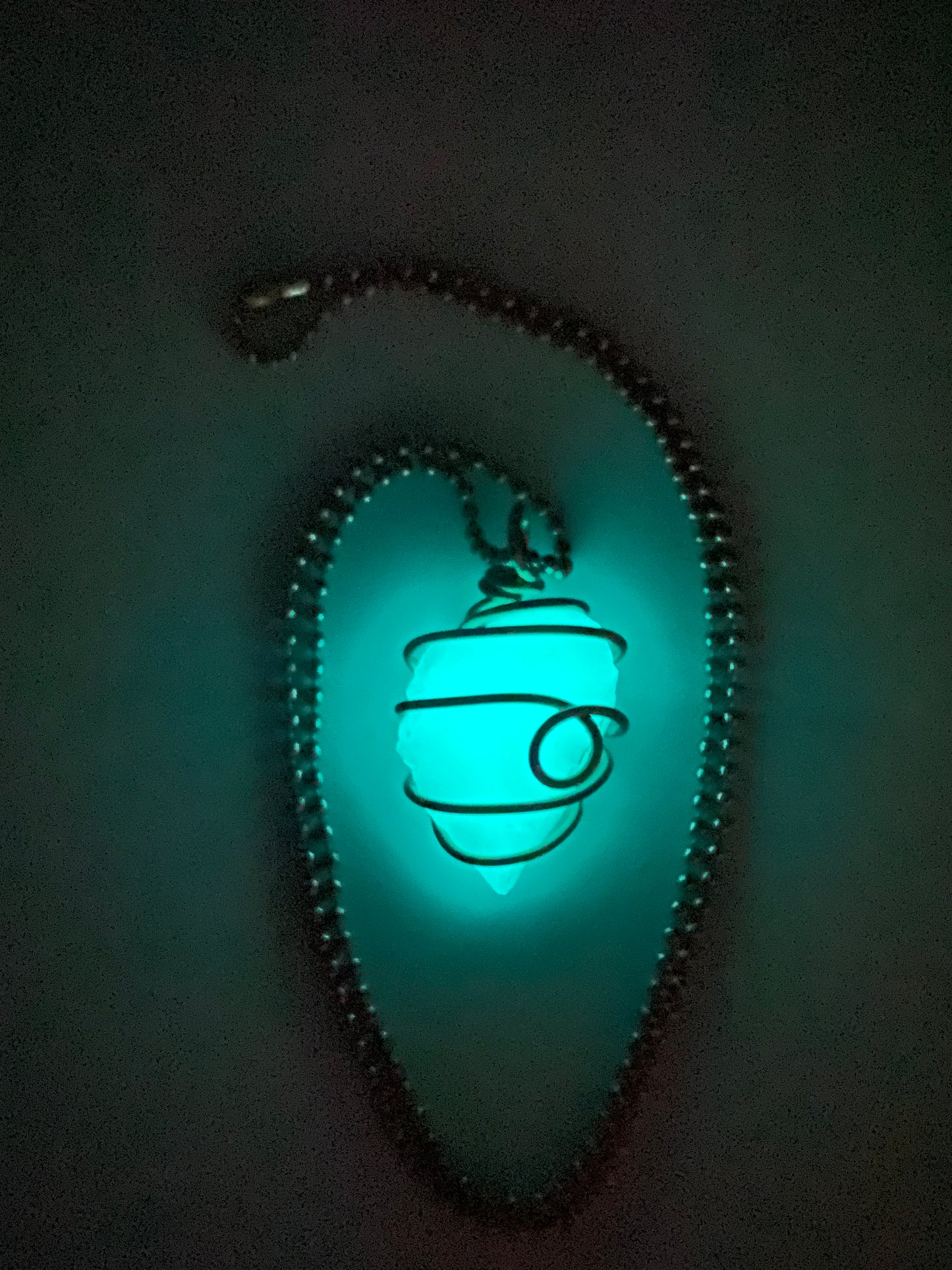 Kryptonite Glow Healing Crystal Pendant