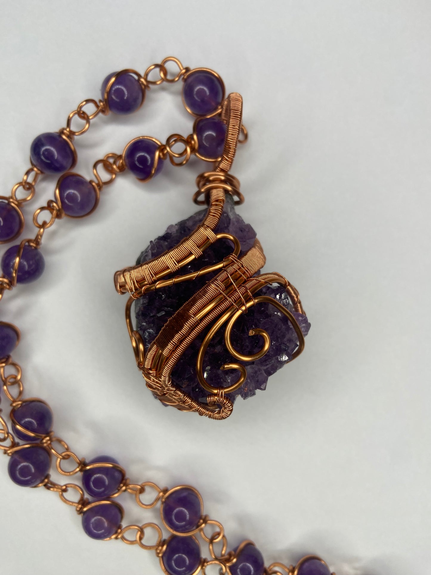 Luxury Amethyst Masterpiece Healing Pendant