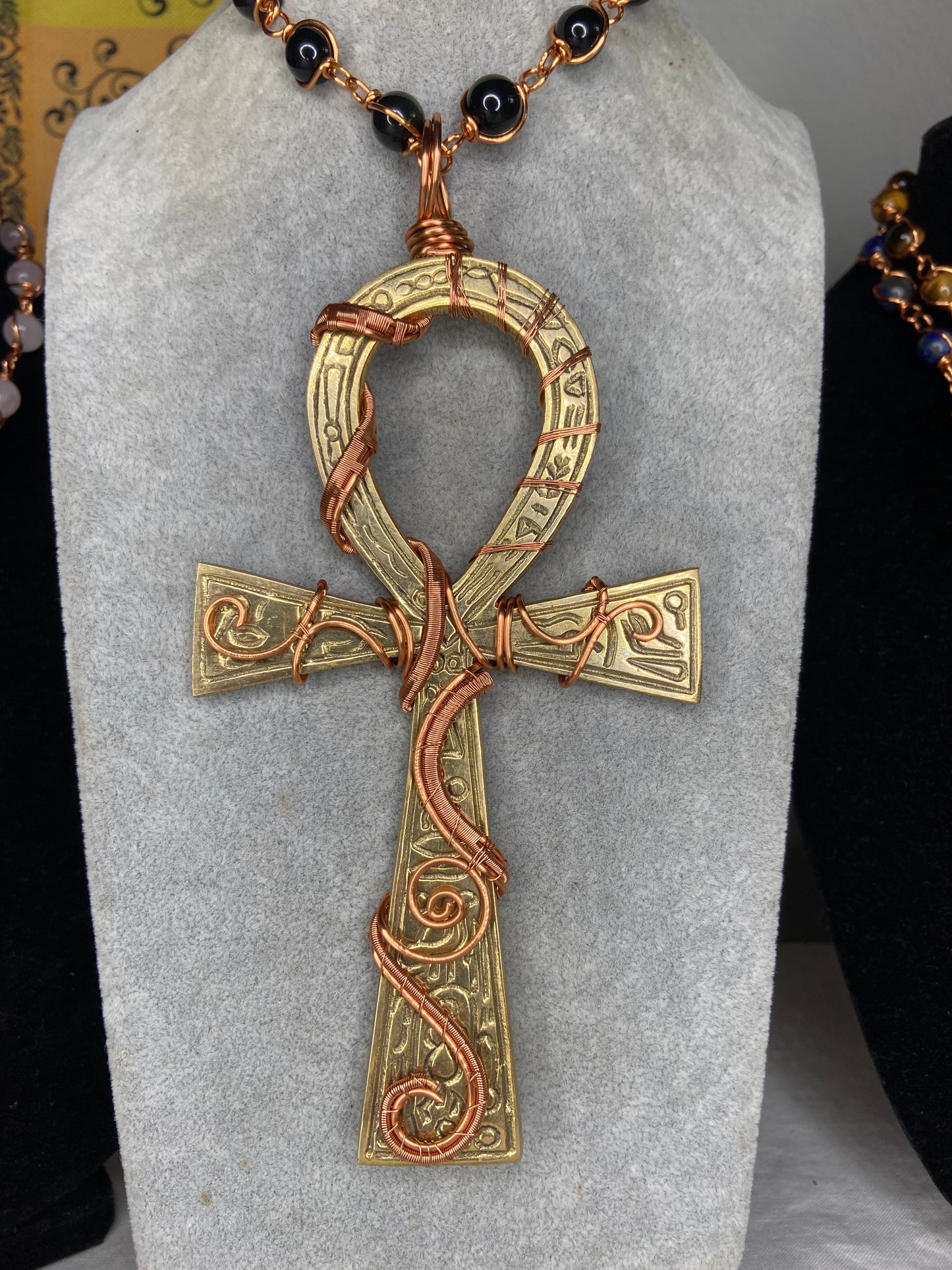 7in. Luxury Ankh Masterpiece healing Pendant
