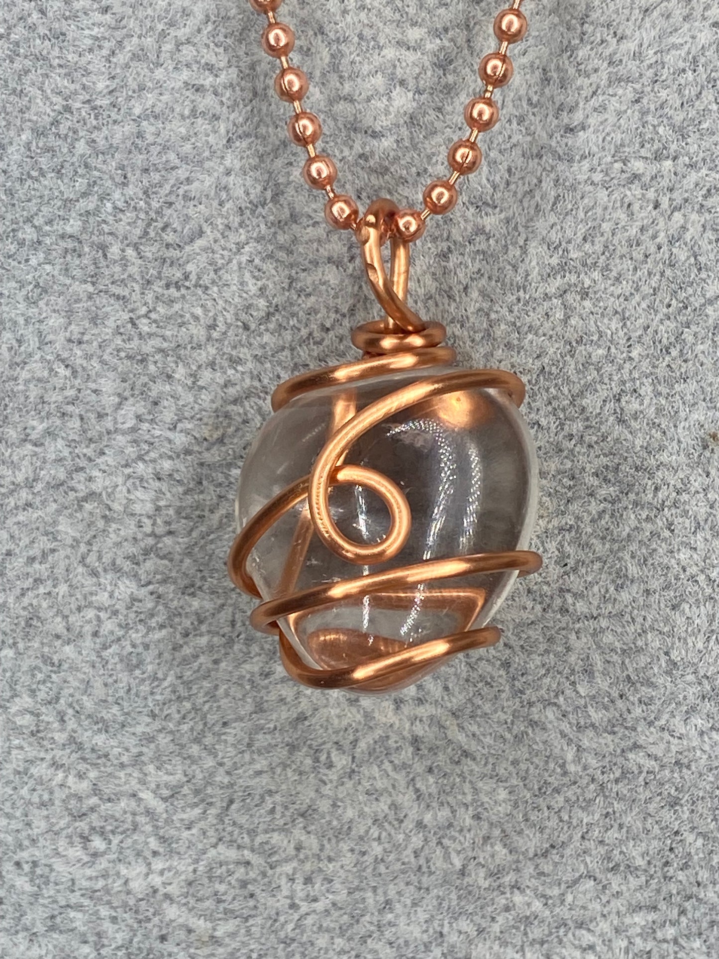 Clear Quartz Healing Crystal Necklace (Reiki Infused)