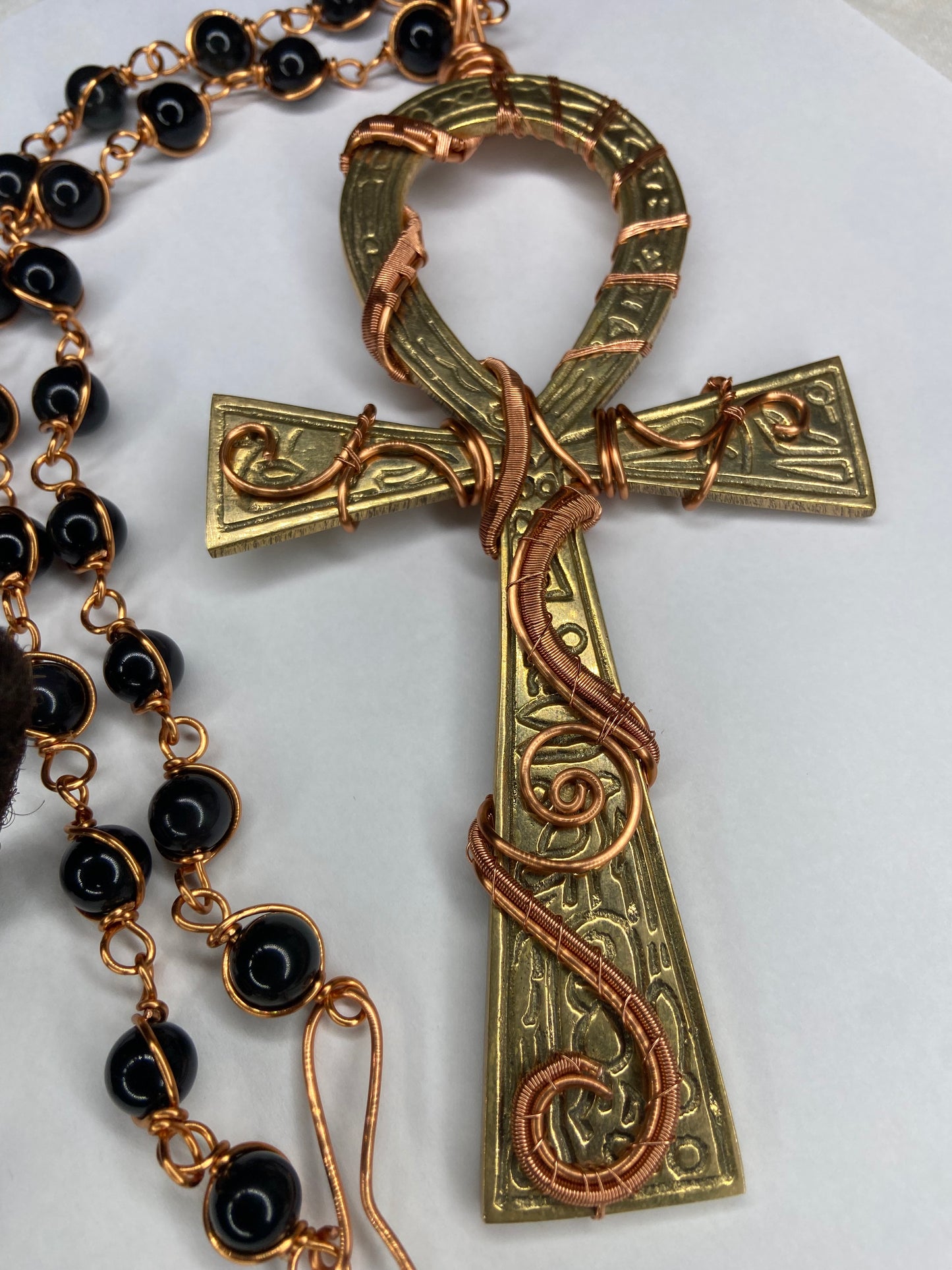 7in. Luxury Ankh Masterpiece healing Pendant