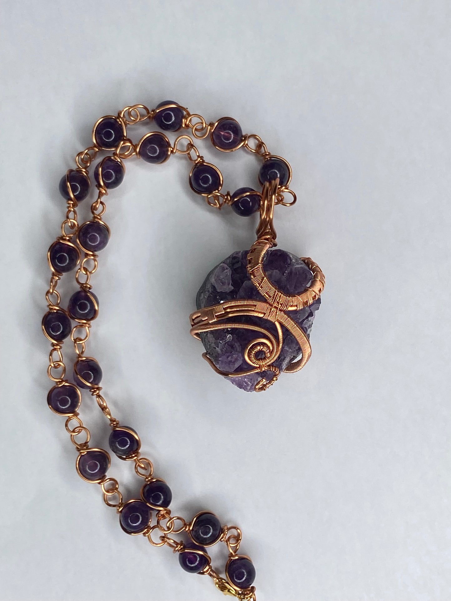 Luxury Amethyst Masterpiece Healing Pendant