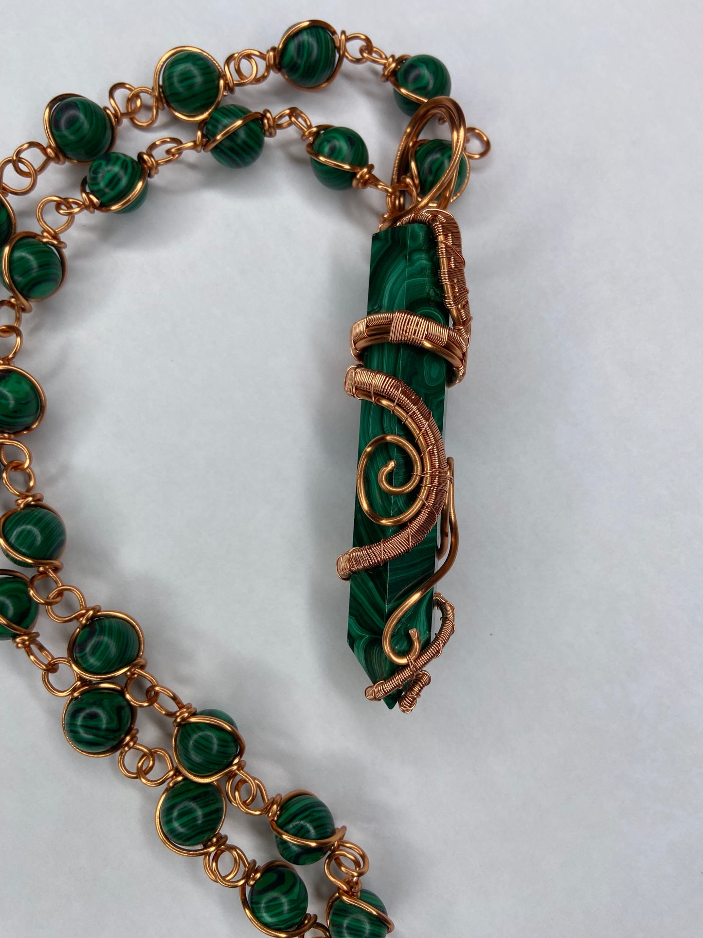 Luxury Malachite healing Masterpiece Pendant