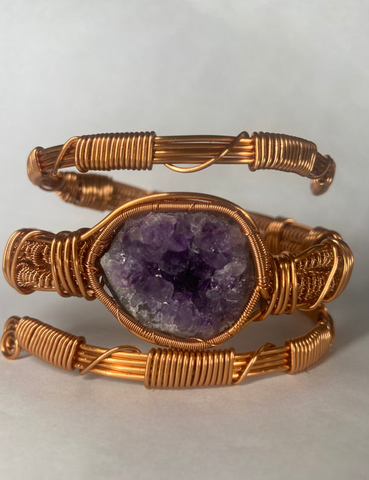 Luxury Amethyst Masterpiece Healing Bracelet