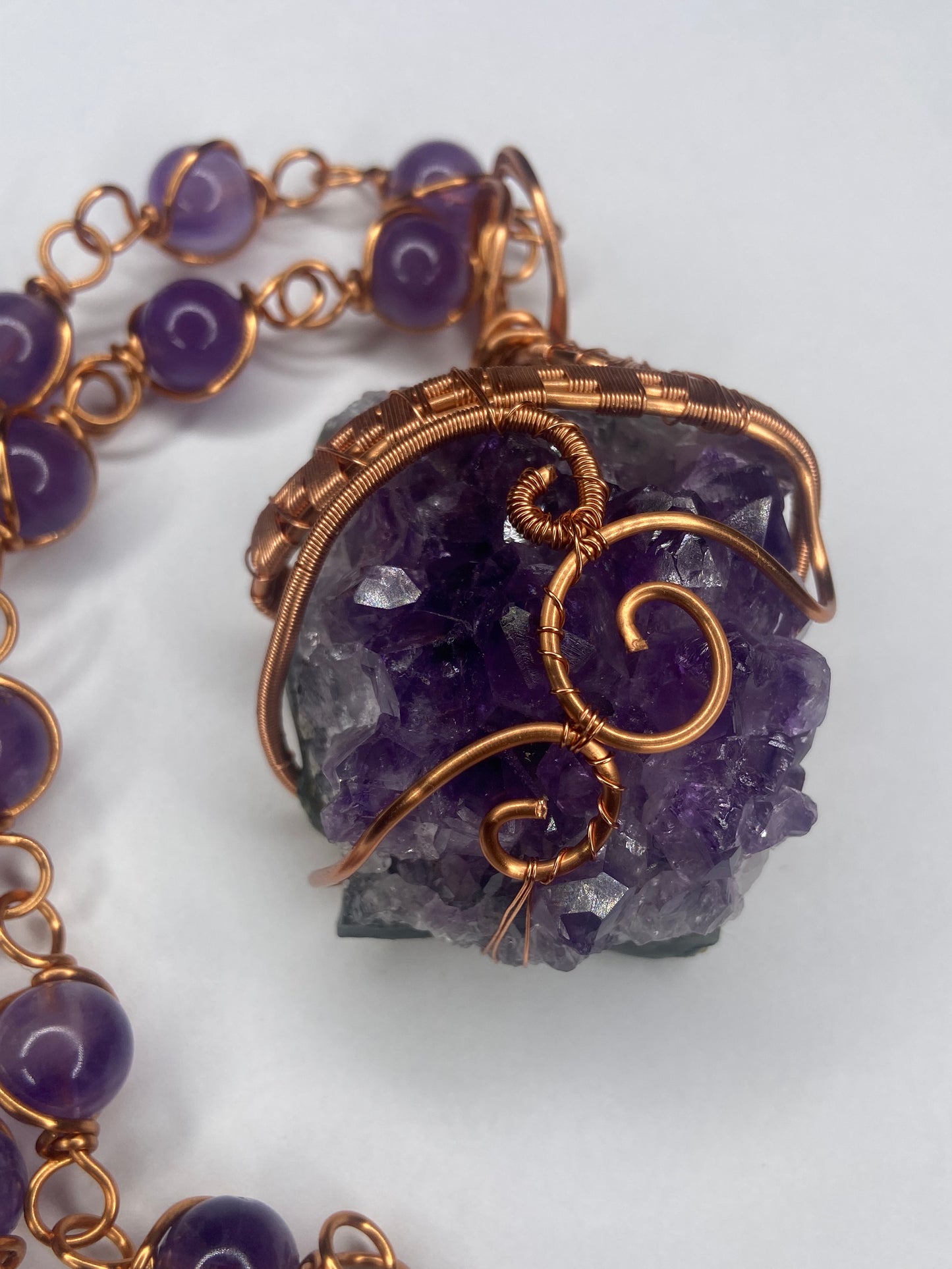 Luxury Amethyst Masterpiece Healing Pendant