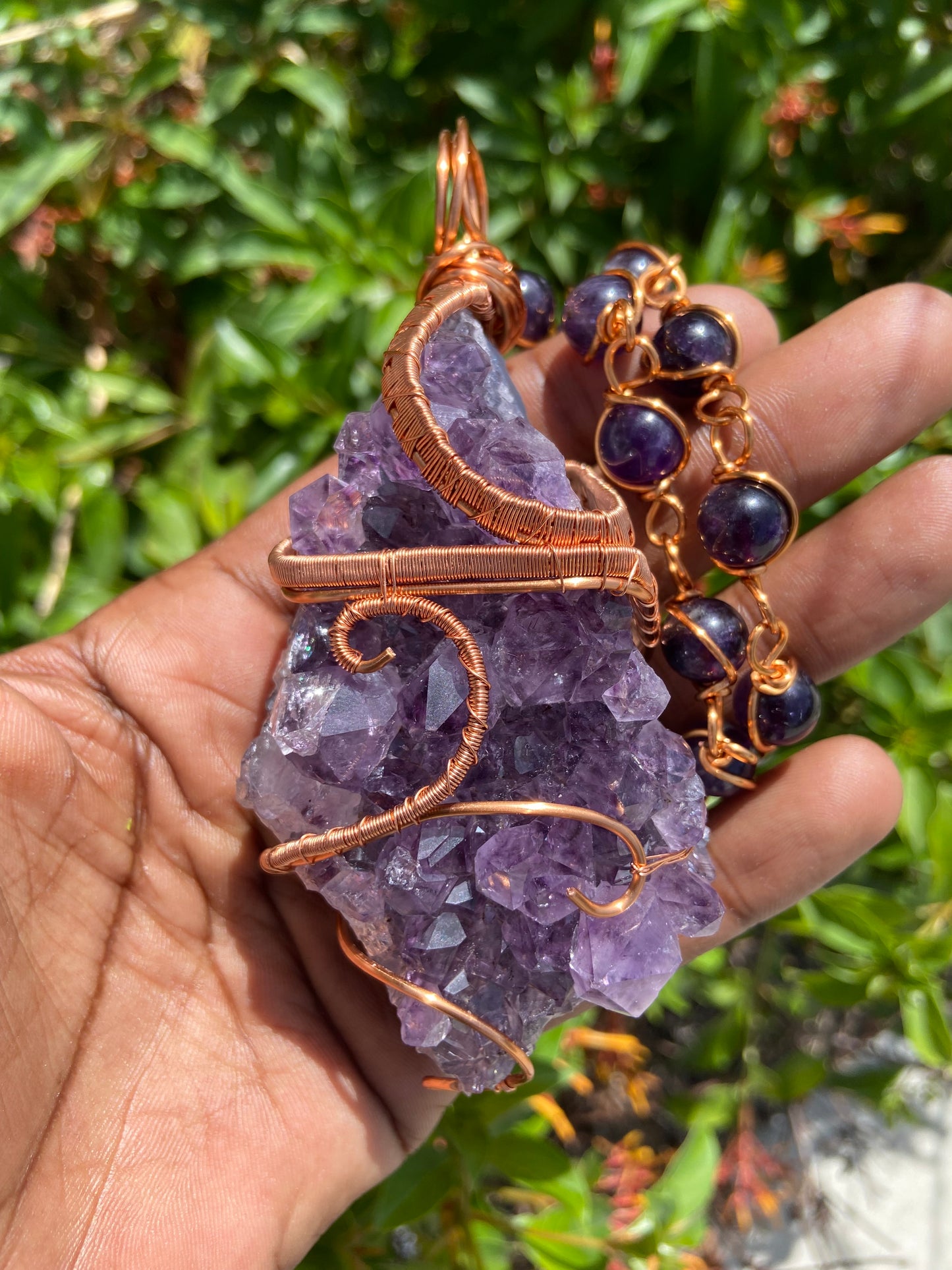 Luxury Amethyst Masteriece Healing Pendant