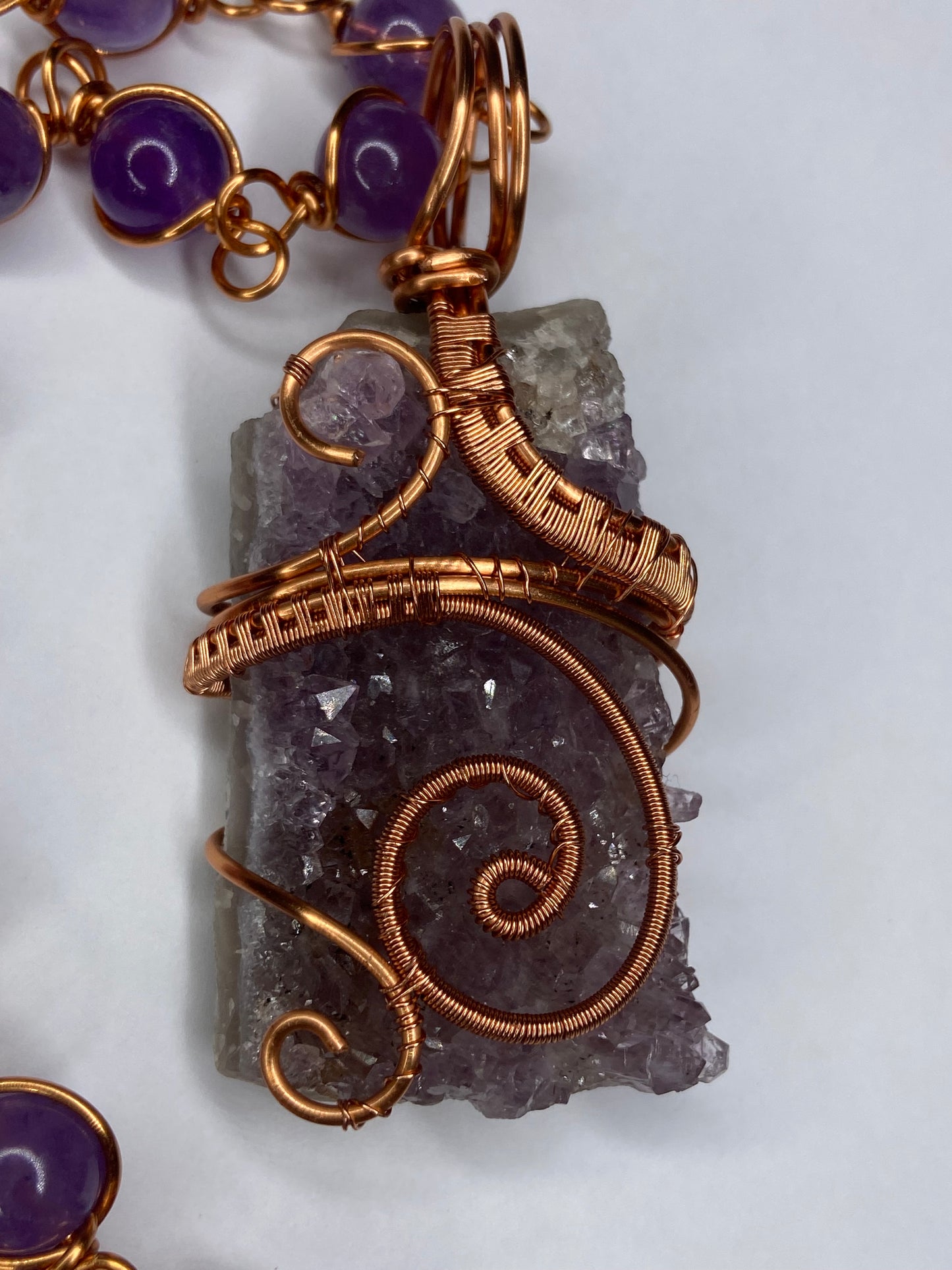 Luxury Amethyst Masterpiece Healing Pendant