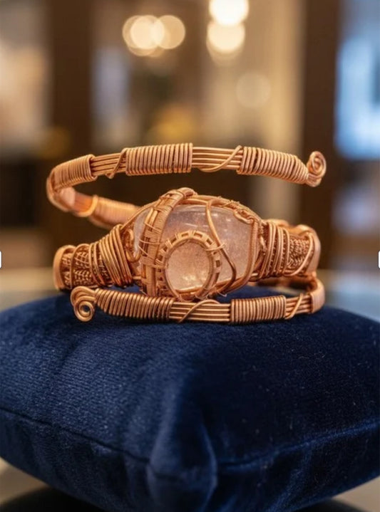 Luxury Clear Quartz Masterpiece Healing Bracelet