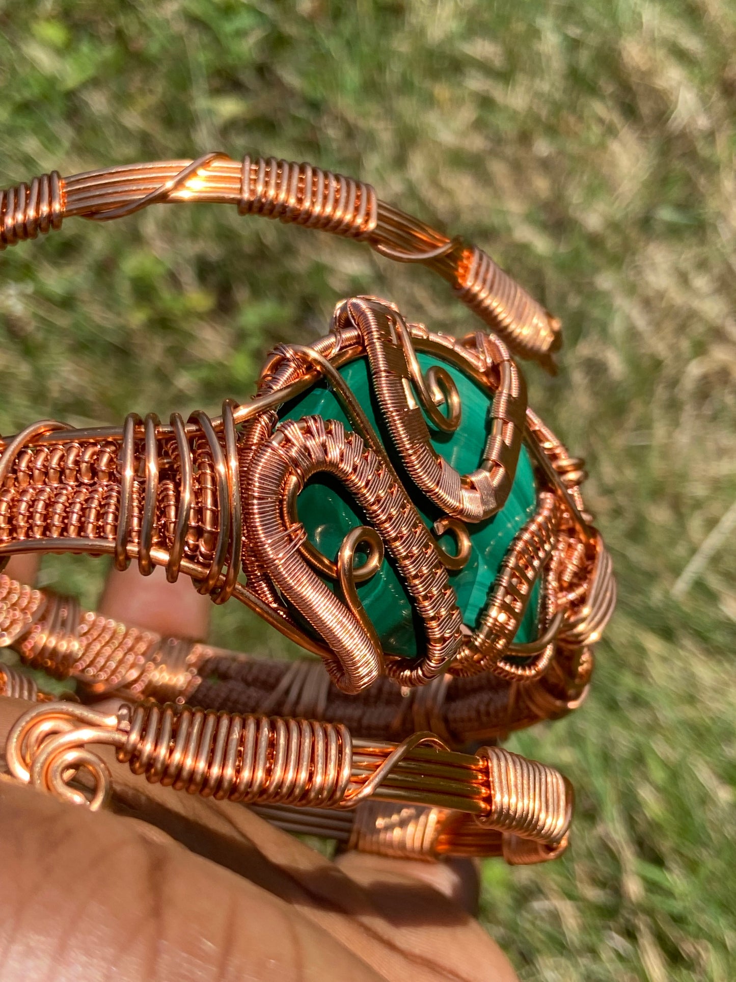 Malachite Reiki Infused Masterpiece Bracelet