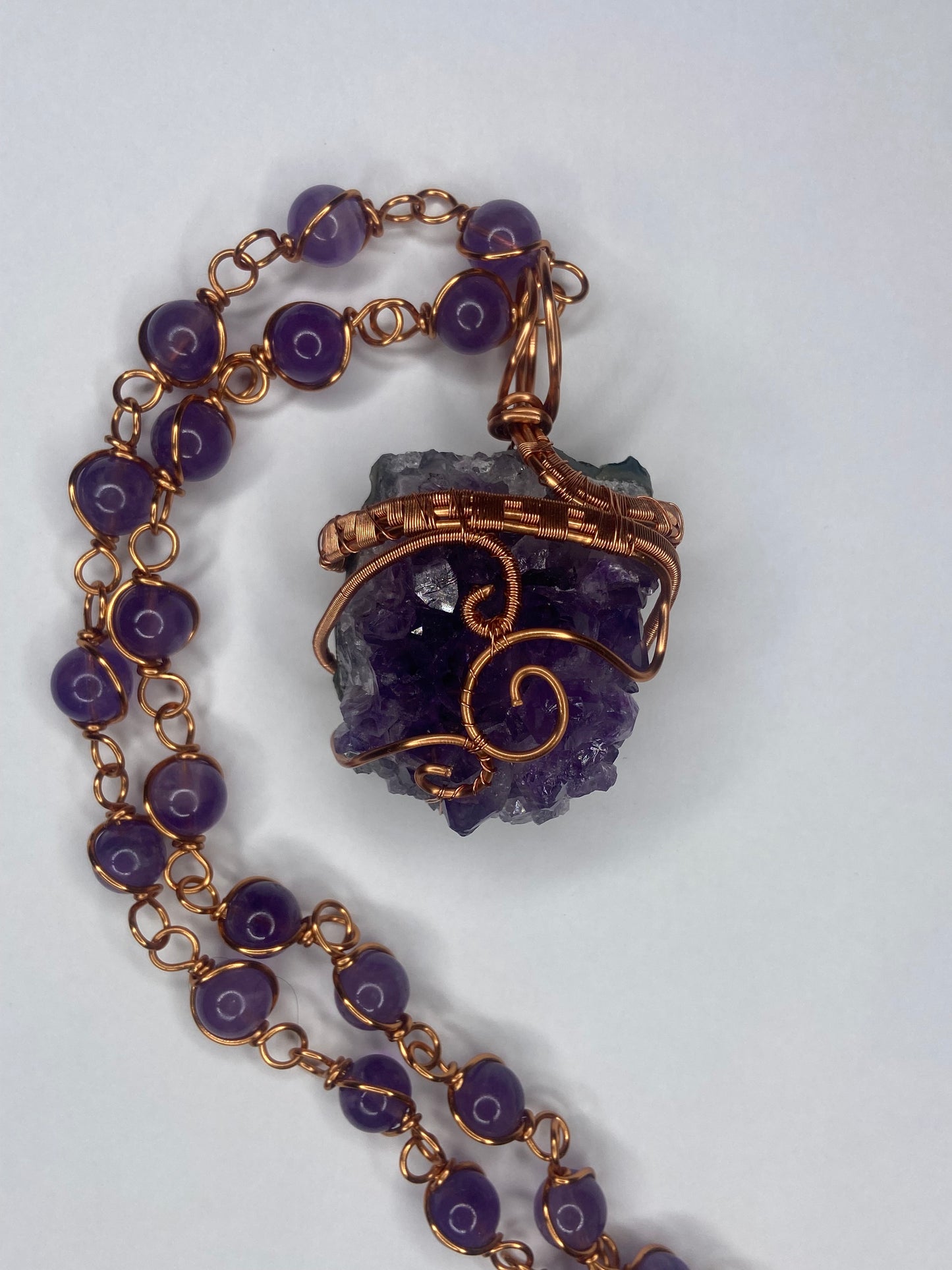 Luxury Amethyst Masterpiece Healing Pendant