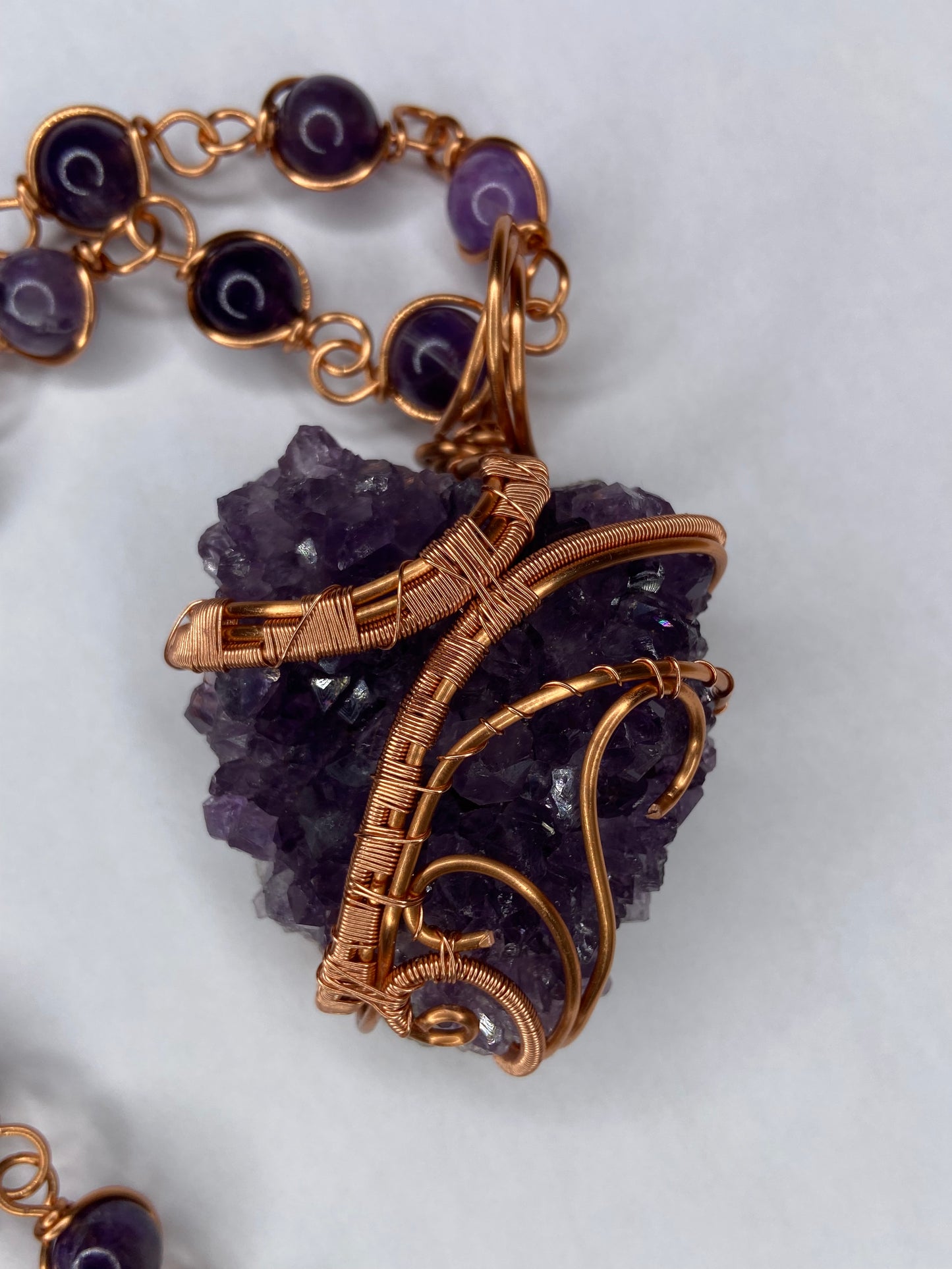Luxury Amethyst Healing Masterpiece Pendant