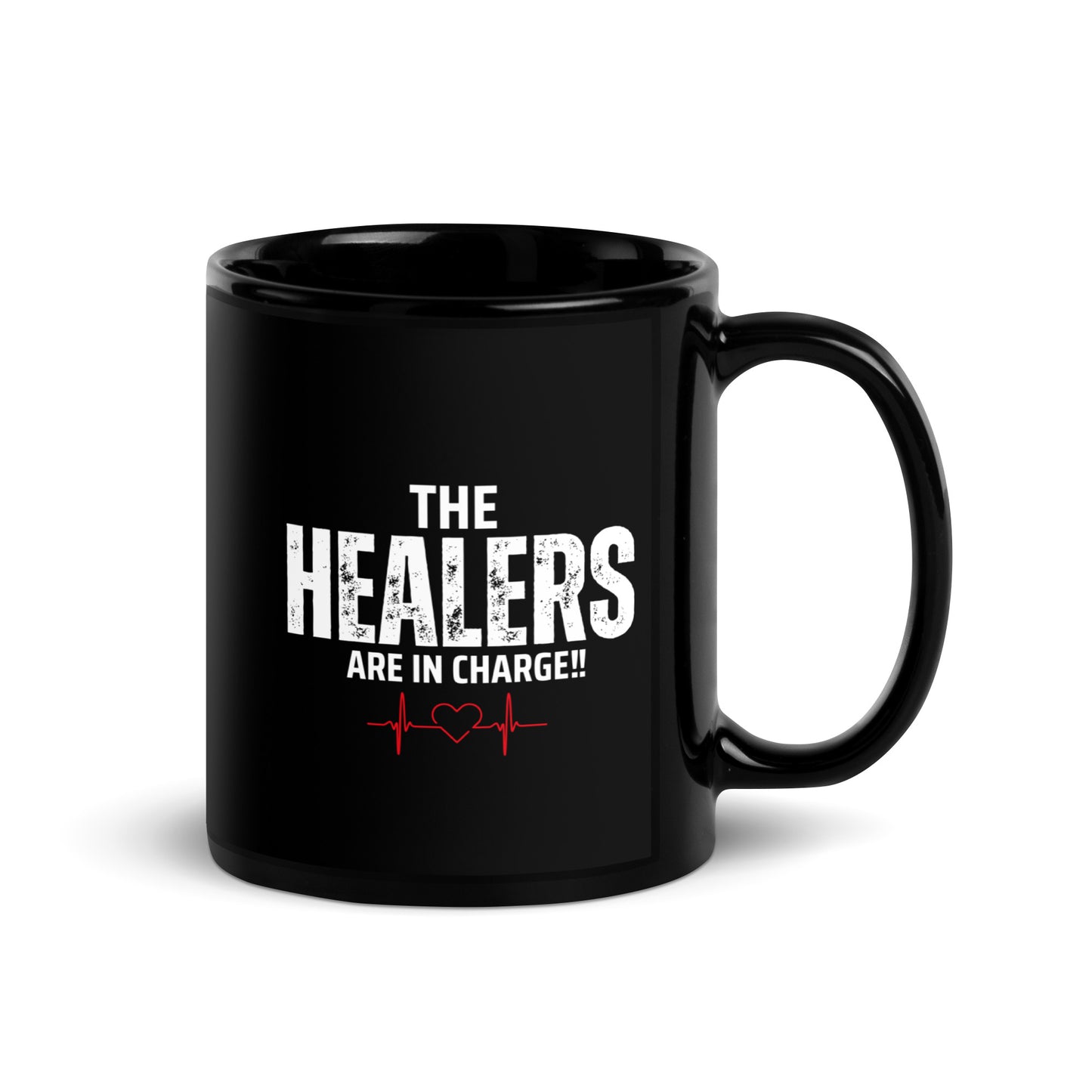 HEALERS ARE IN CHARGE MUG