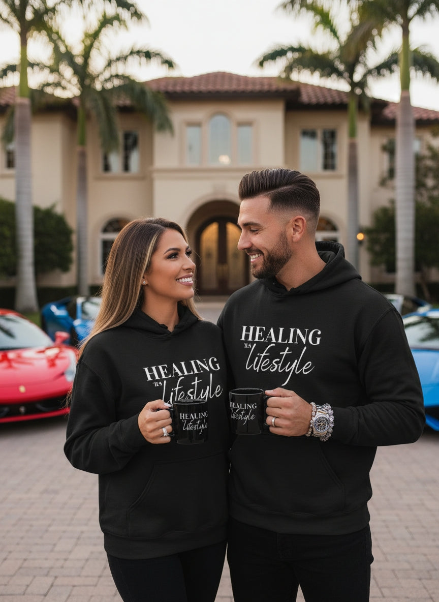 Healing is a Lifestyle Luxury Hoodie (Color)
