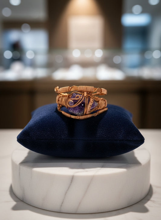 Luxury Amethyst Healing Masterpiece Bracelet