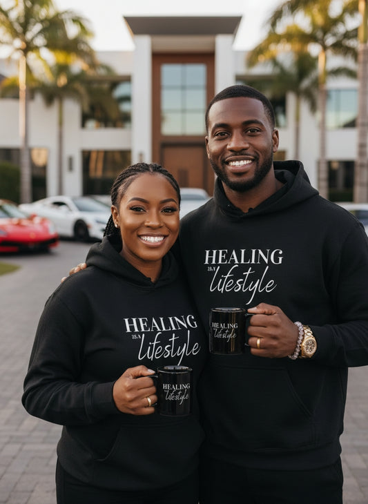Healing is a Lifestyle Luxury Hoodie (Color)